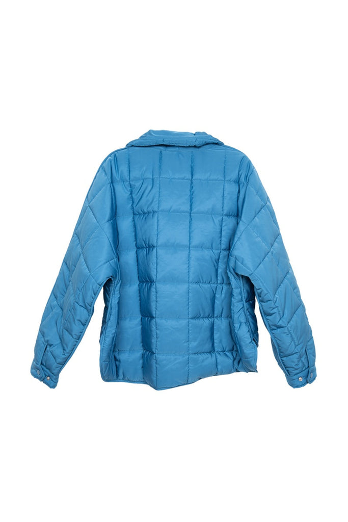 Blue Puffer Pullover for Ladies