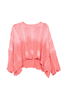 Pink Slouchy Lightweight Knit Sweater - Katydid.com