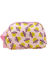 Cowgirl Hat Happy Face Crossbody Fanny Pack