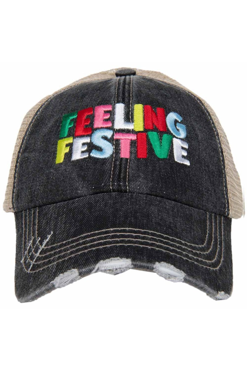 Feeling Festive Trucker Hat - Katydid.com