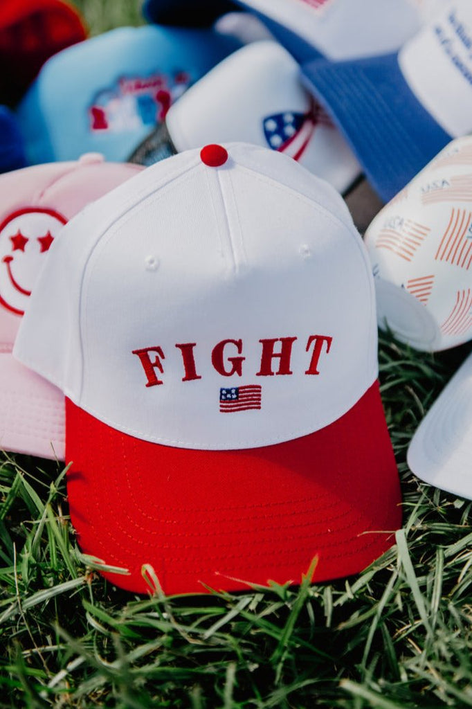 FIGHT Flag Two-Toned Hat