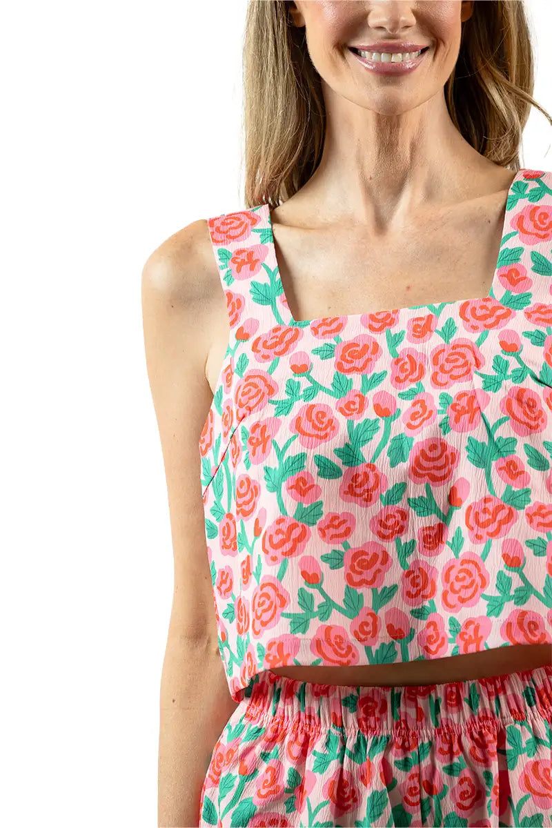 Whimsical Roses Women's Short Set - Katydid.com