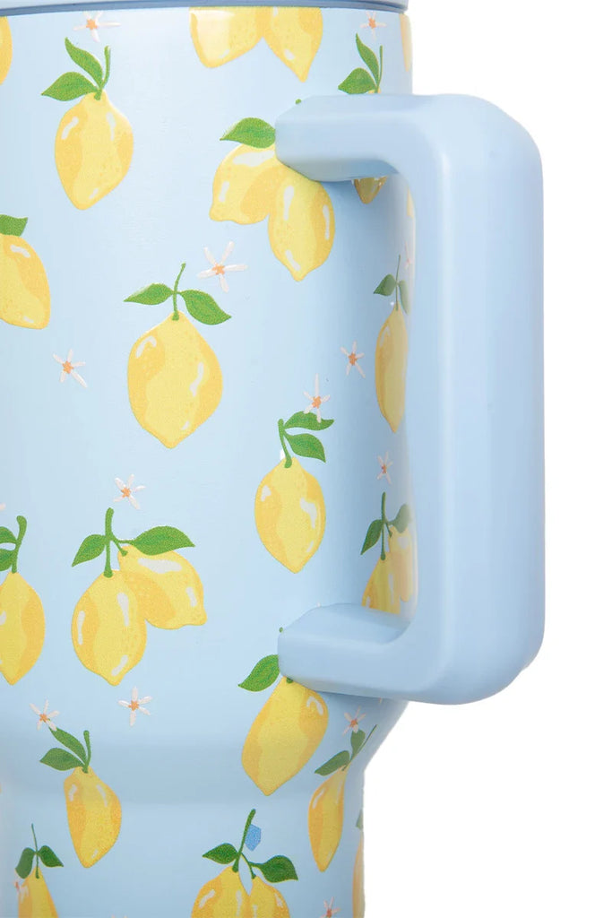 Zesty Lemons Drink Tumbler