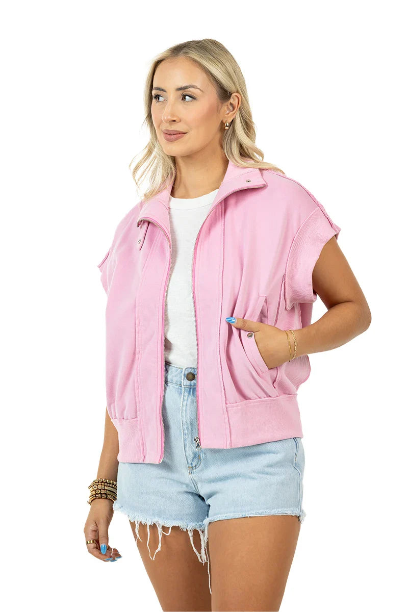 Pink Utility Vest for Women - Katydid.com