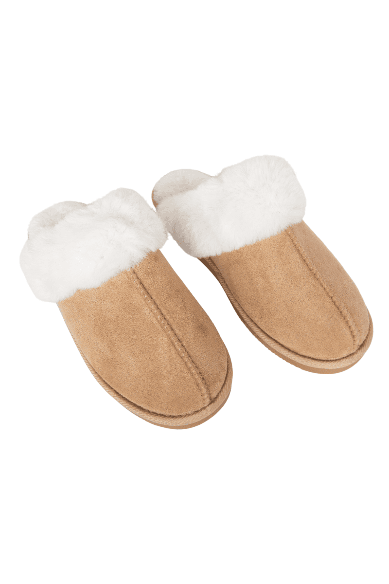 Sand Faux Fur Women's Slippers