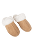 Sand Faux Fur Women's Slippers