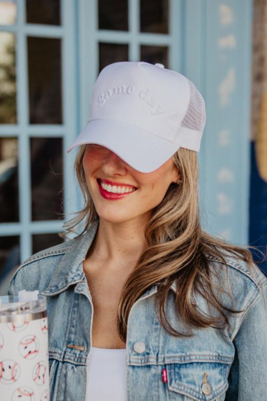 Game Day 3-D Embroidered Hat for Women