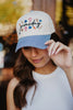 Gameday Baseball Doodles Vintage Trucker Hats for Women - Katydid.com