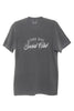 The Katydid Game Day Social Club Graphic Tee is a plain dark gray Comfort Colors T-shirt featuring GAME DAY Social Club printed in white cursive and block letters on the front, shown against a white background.