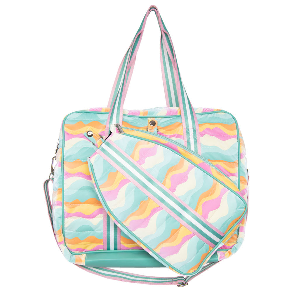 Neon Abstract Colors Pickleball Duffle Bag - Thumbnail 2