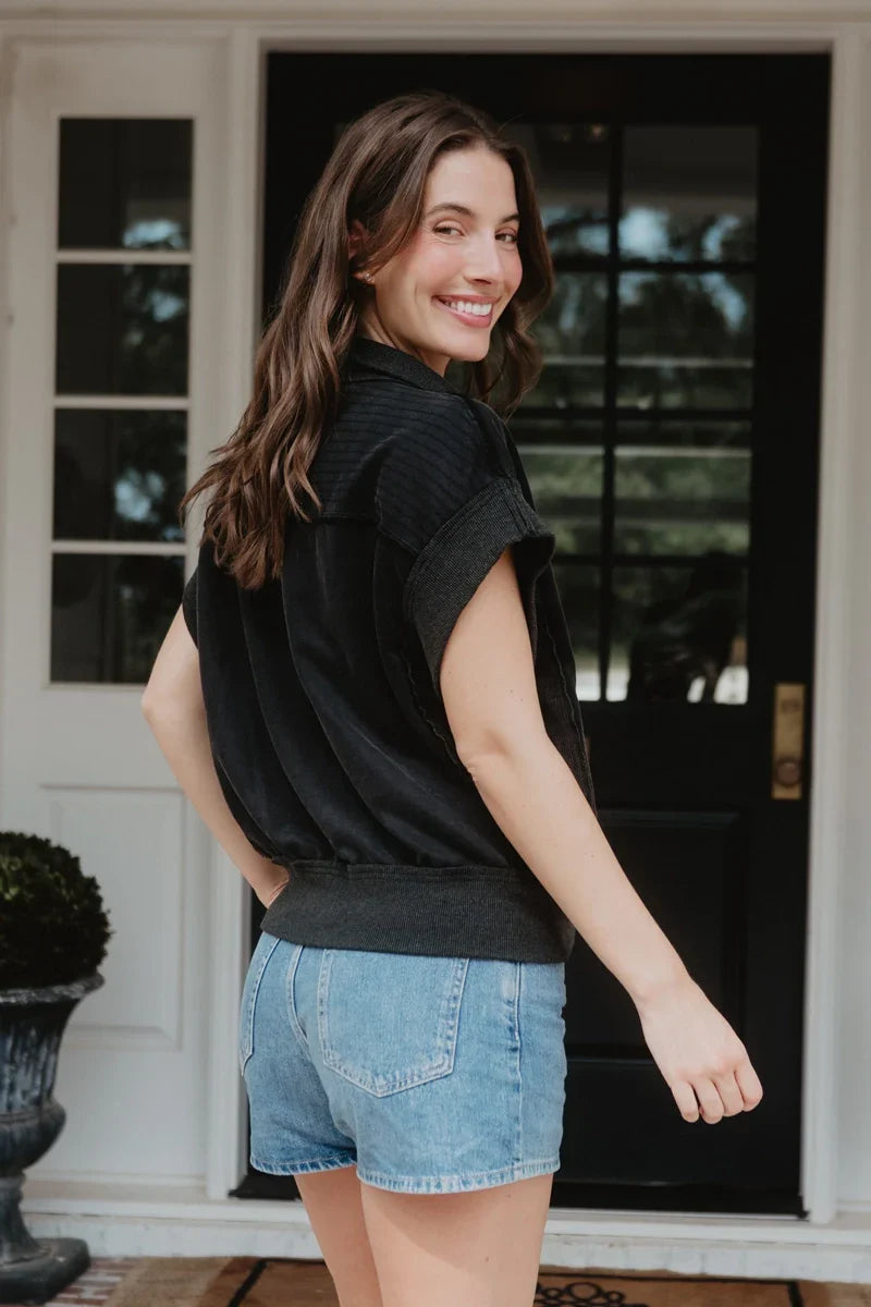 Black Women's Vest Lightweight