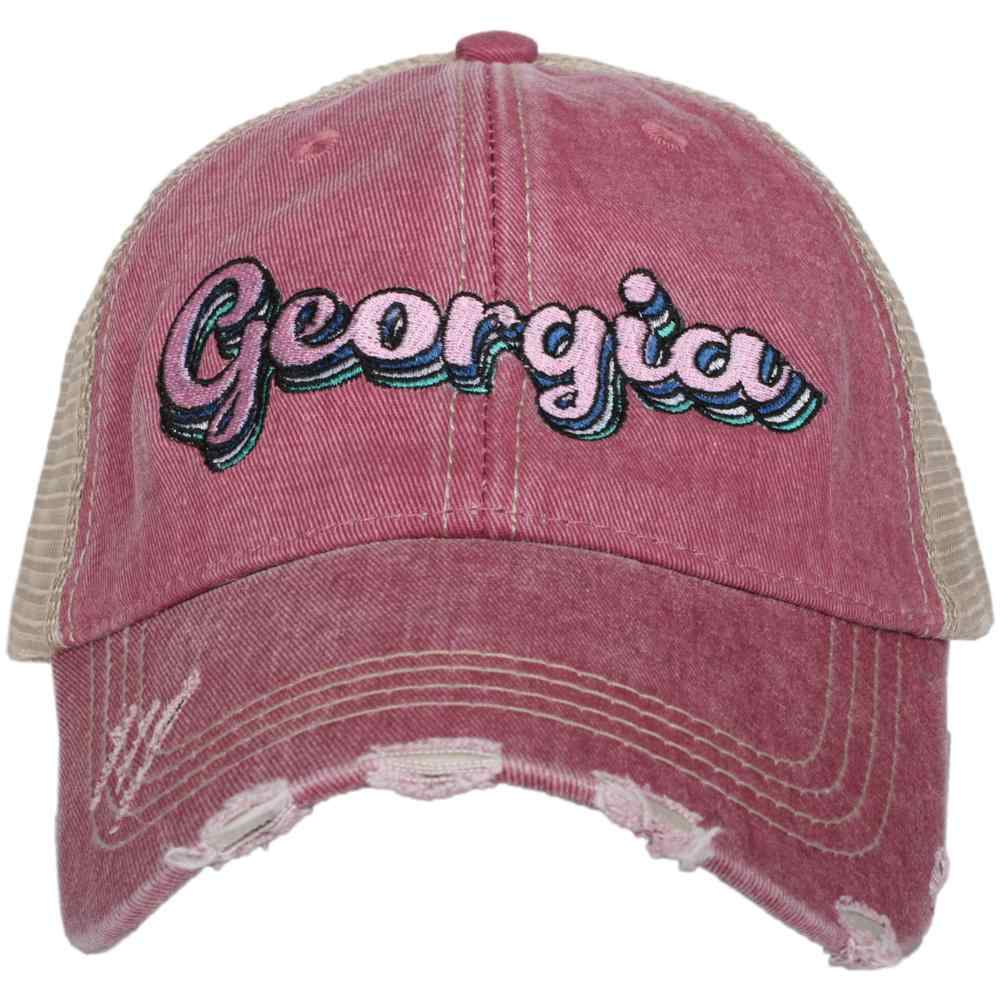 GEORGIA LAYERED TRUCKER HATS