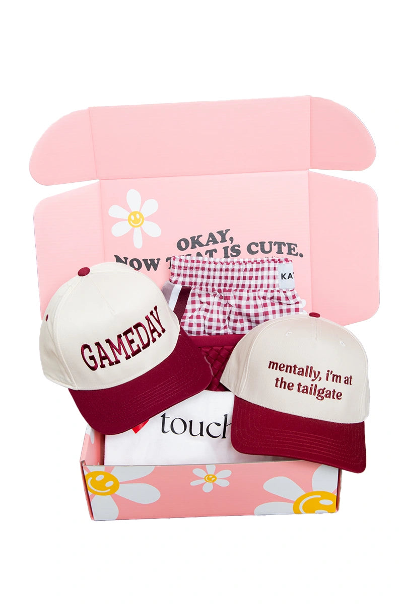 The Sideline Gift Box (Maroon) - Katydid.com