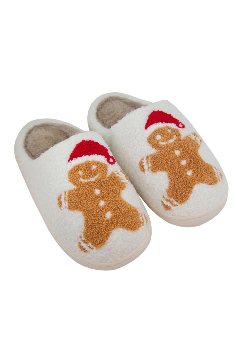 Gingerbread Man Women's Slippers - Katydid.com