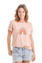 Boho Rainbow Graphic Tee