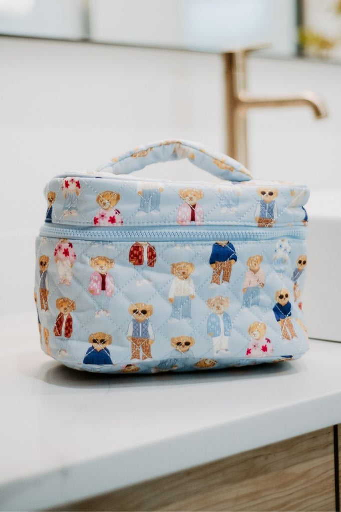 Teddy Bears Travel Makeup Bag