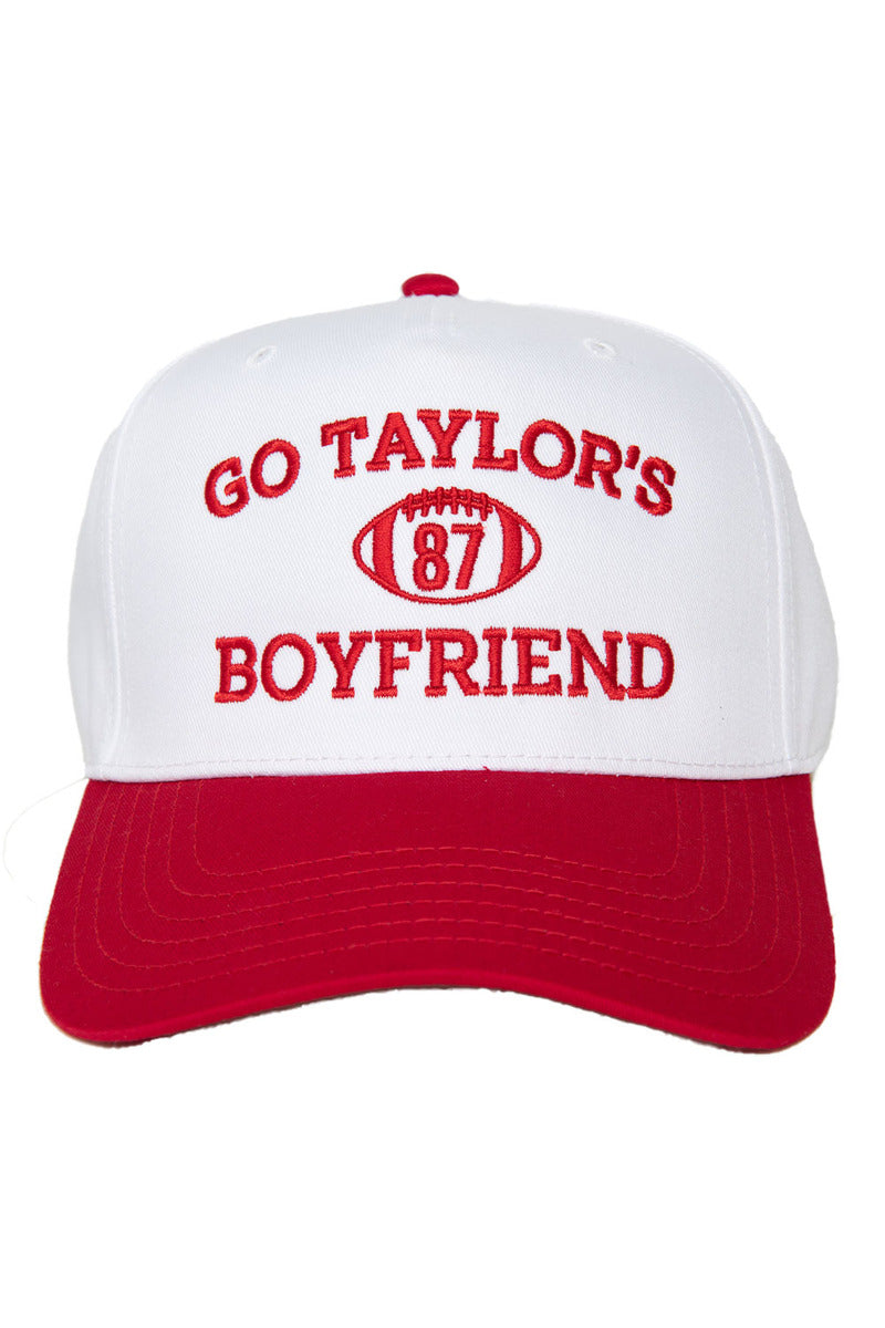 Go Taylor's Boyfriend Two-Toned Hat - Katydid.com