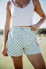 Pink and Green Plaid Cute Women's Boxer Shorts