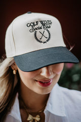 Golf Wives Social Club Two-Toned Vintage Hats