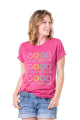 Good Days Ahead Happy Face Graphic T-Shirt