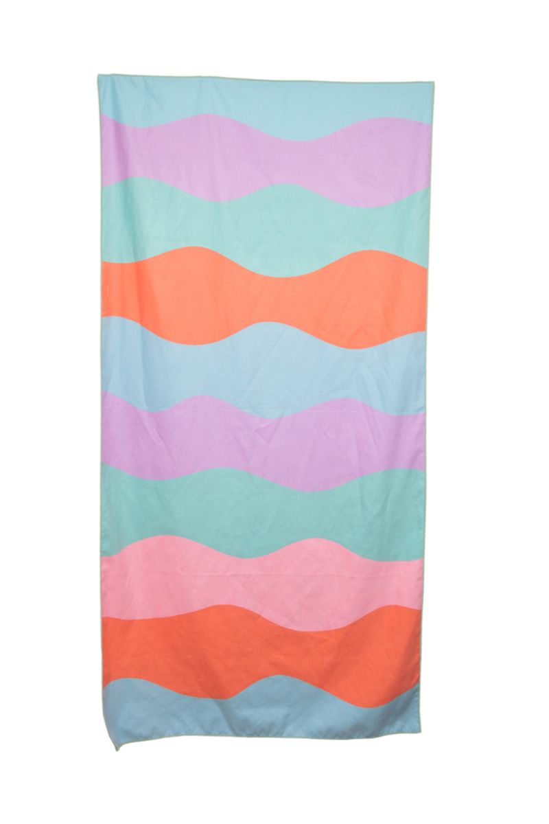Good Vibes Repeat Quick Dry Reversible Beach Towel