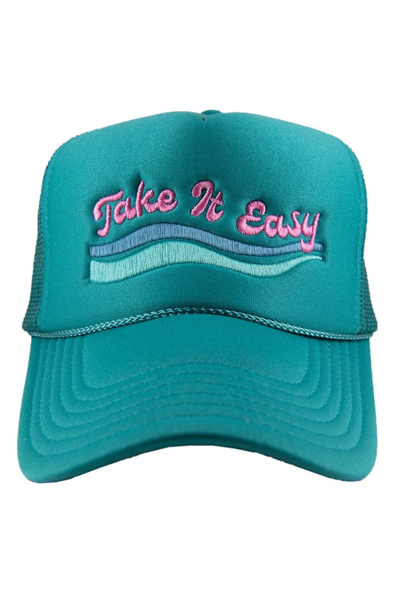 Take It Easy Foam Trucker Hat - Katydid.com