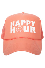 Happy Hour Drinking Foam Trucker Hat