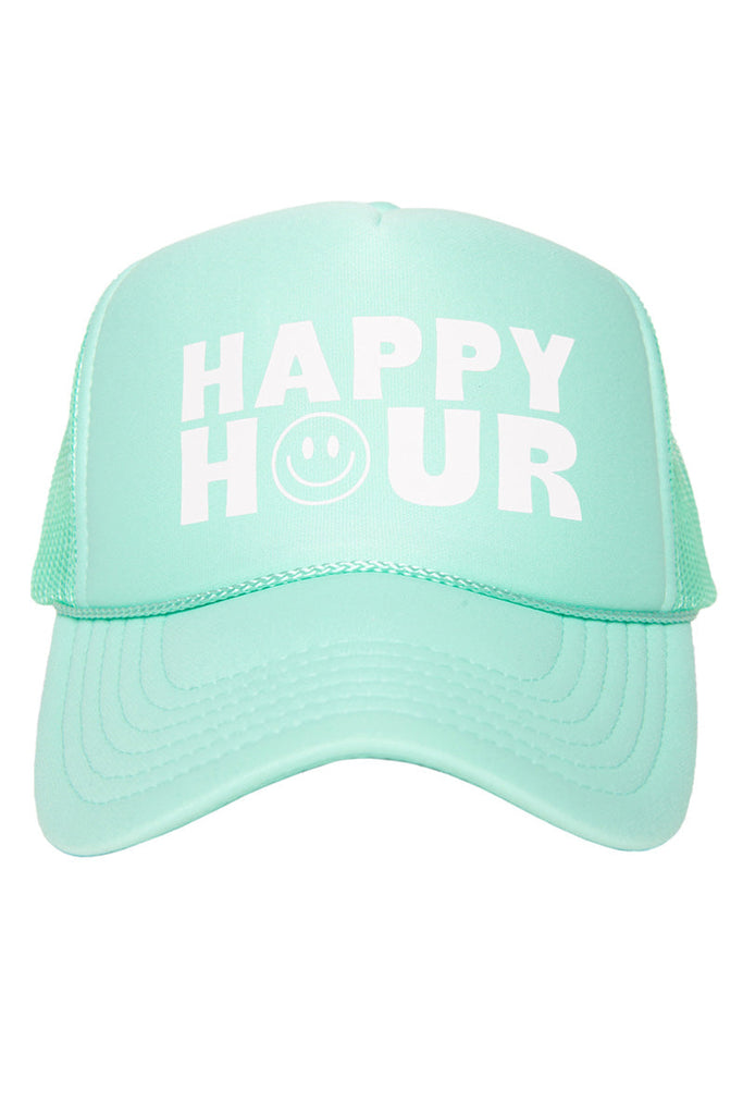 Happy Hour Drinking Foam Trucker Hat