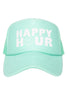 Happy Hour Drinking Foam Trucker Hat