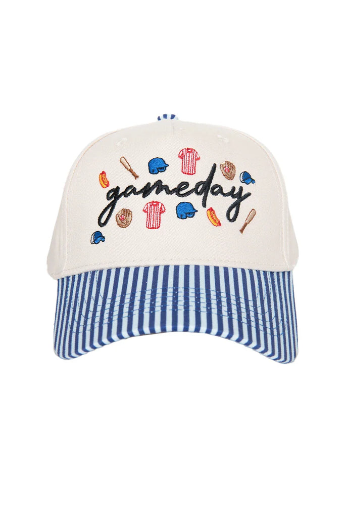 Gameday Baseball Doodles Vintage Trucker Hats for Women - Katydid.com