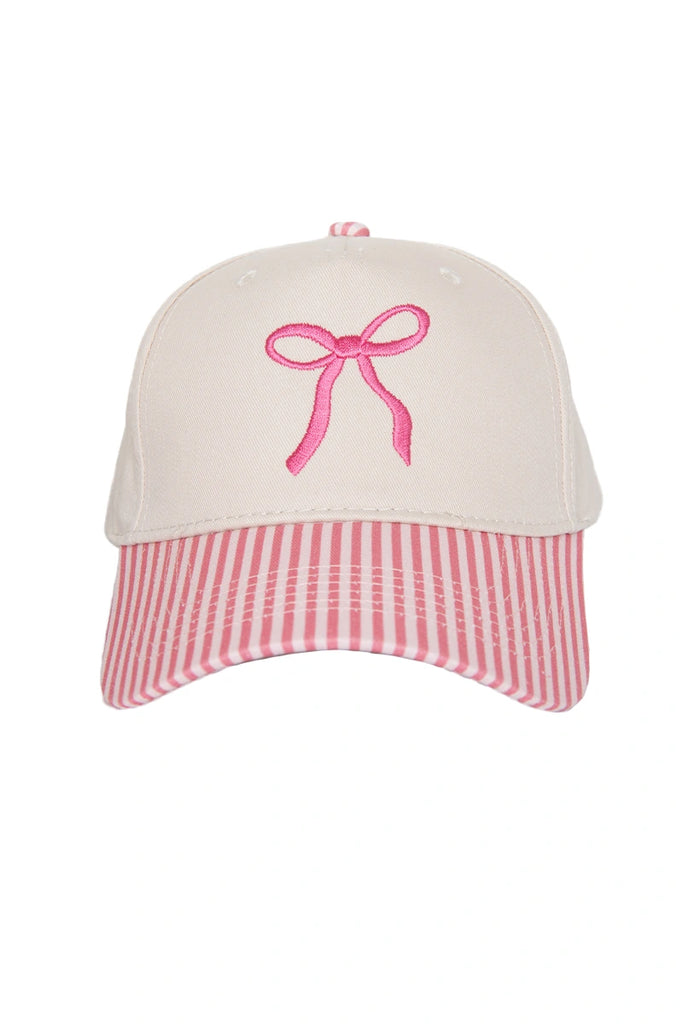 Coquette Bow Vintage Two-Toned Hat