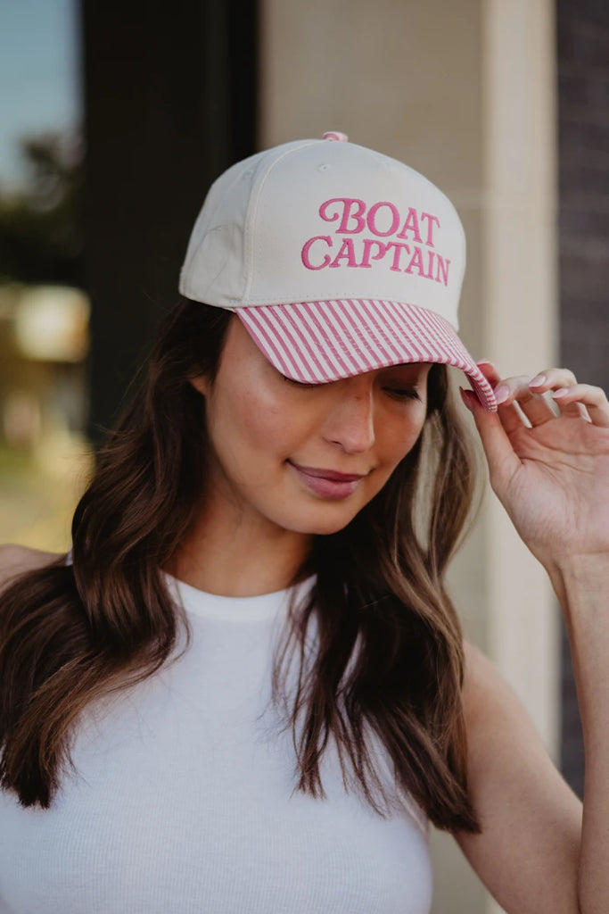 Boat Captain Two-Toned Vintage Hat - Katydid.com