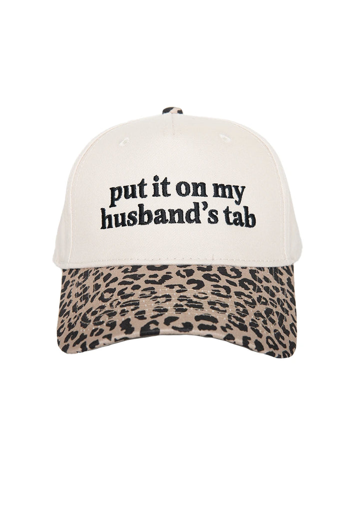 Put It On My Husband's Tab Two-Toned Vintage Hat