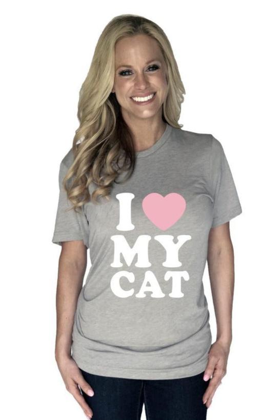 I Love My Cat T-Shirts