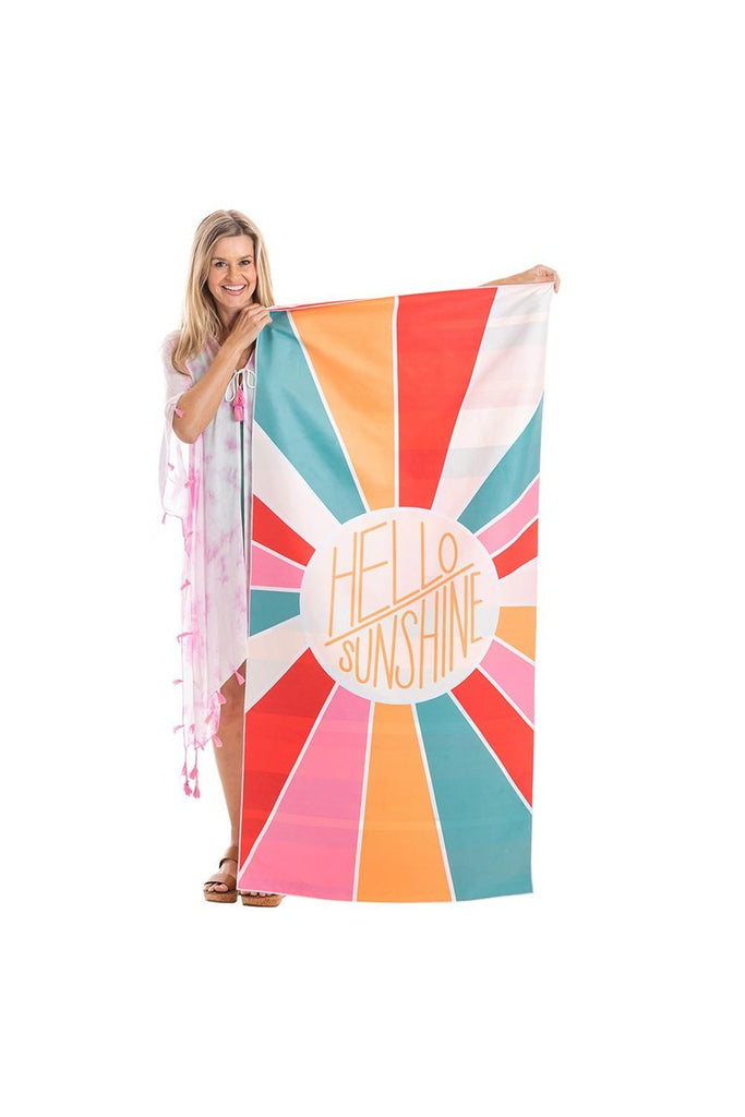 Hello Sunshine Quick Dry Beach Towels