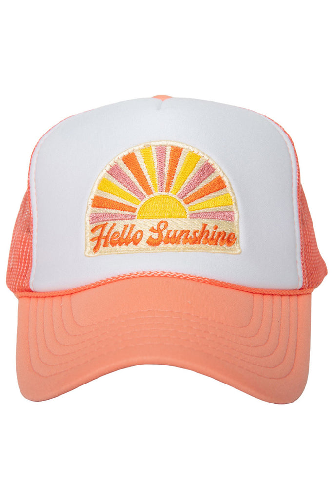 Hello Sunshine Trucker Hat (White Foam)