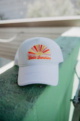 Hello Sunshine Trucker Hat (White Foam)