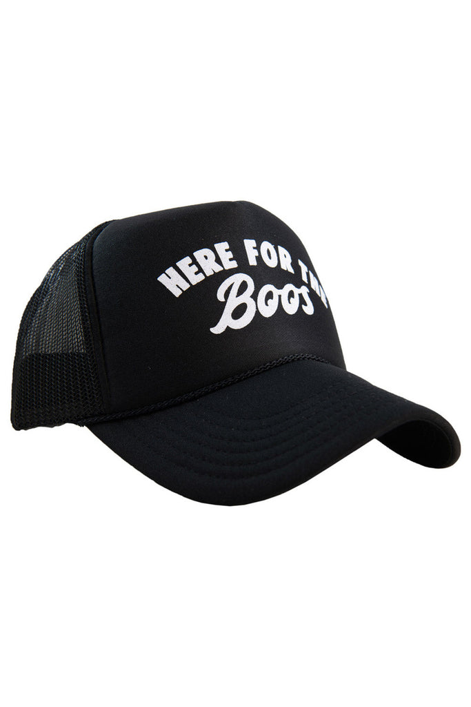 Here for the Boos Women's Foam Trucker Hat