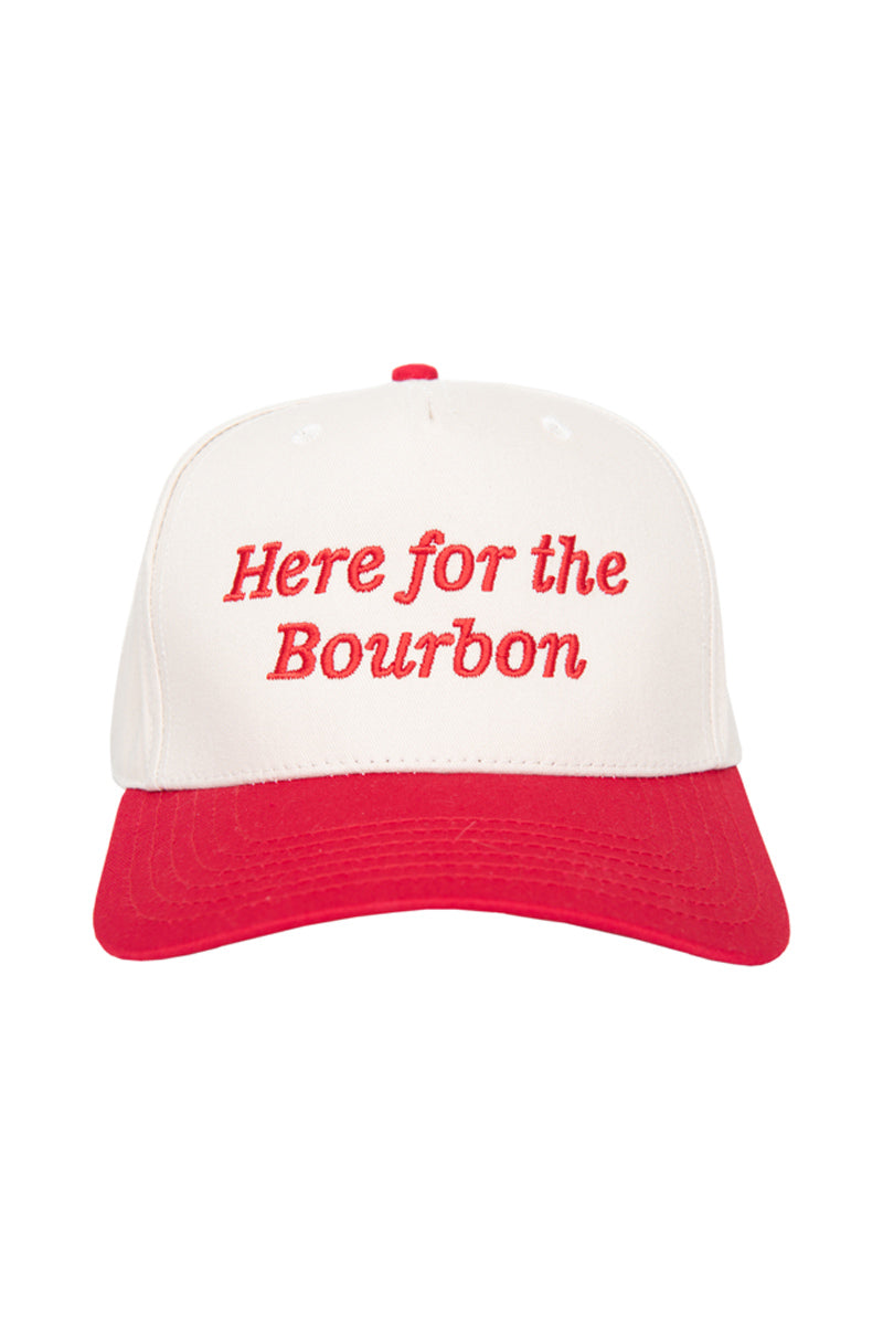 Here For the Bourbon Men's Two Toned Hat