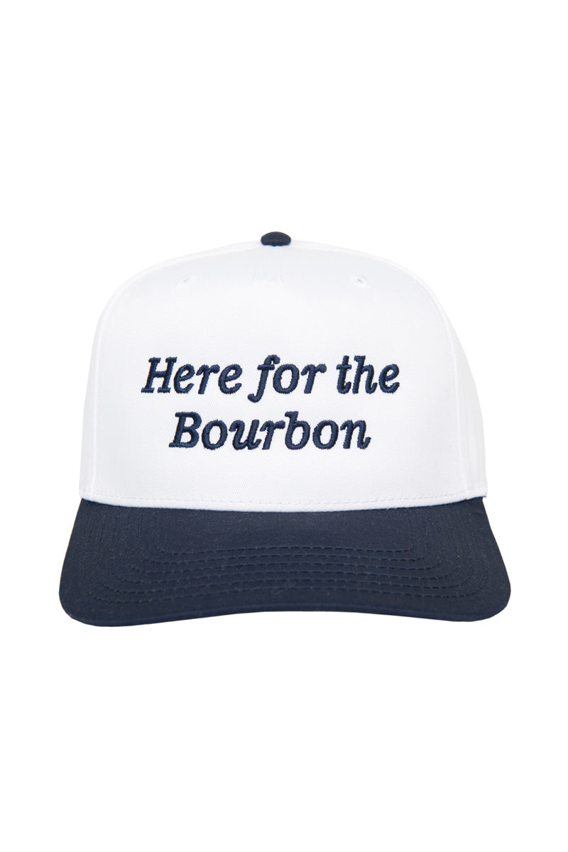 Here For the Bourbon Men's Two Toned Hat
