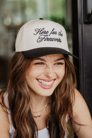 Light Blue Checkered Happy Face Vintage Hat