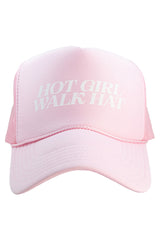 Hot Girl Walk Foam Mesh Trucker Hat