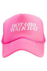 Hot Girl Walk Foam Mesh Trucker Hat