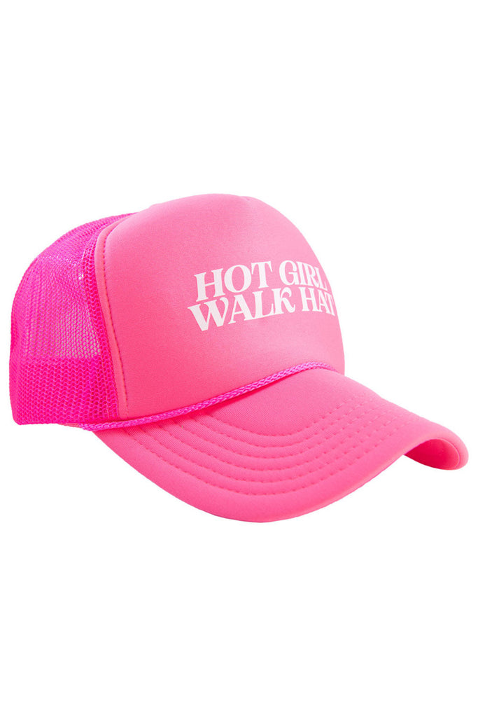 Hot Girl Walk Foam Mesh Trucker Hat