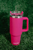 Hot Pink 40 Oz Tumbler Cup