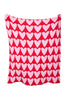 Girly Red Hearts Comfy Oversized Throw Blanket