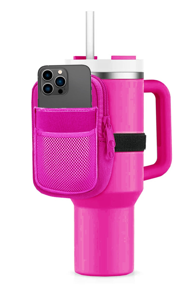 Hot Pink Tumbler Fanny Pack - Katydid.com