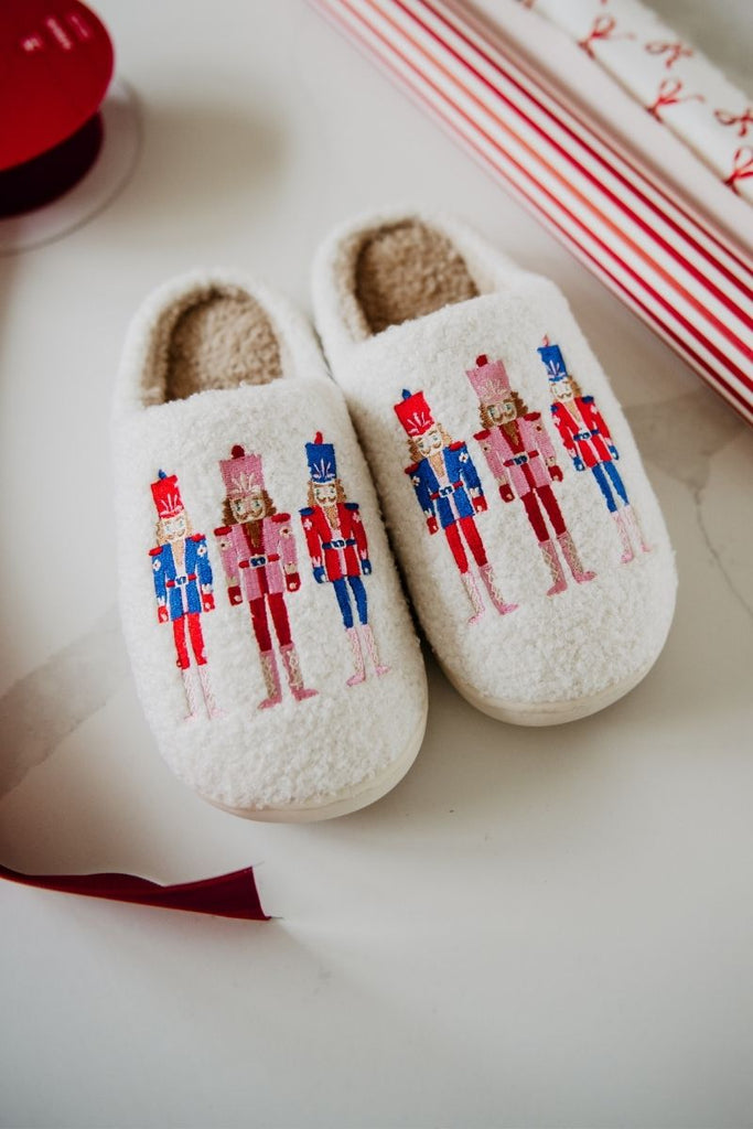 Nutcrackers Holiday Slippers Women