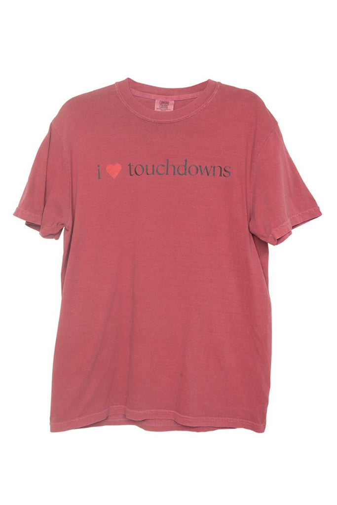 I Heart Touchdowns Women's Graphic Tee