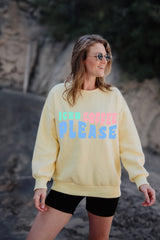 Iced Coffee Please Crewneck Sweatshirt